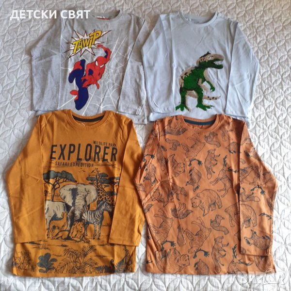 Нови детски блузи за ръст 122см. Цена 10-12лв. за брой., снимка 1