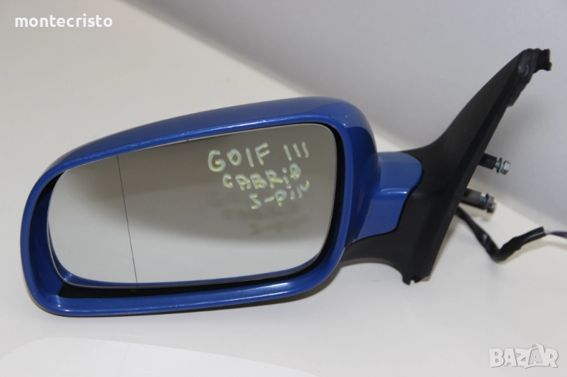 Ляво огледало VW Golf 3 кабрио cabrio (1992-1998г.) 5 пина Голф III, снимка 1