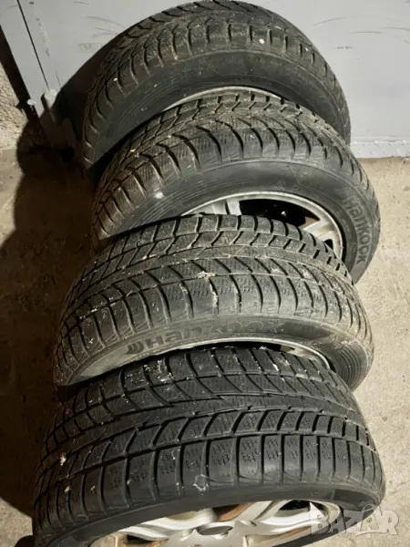 4бр. оригинални италиански алуминиеви джанти 16" 5х114,3мм 7J ЕТ35 модел GLO1706зимни гуми 205/55/16, снимка 1