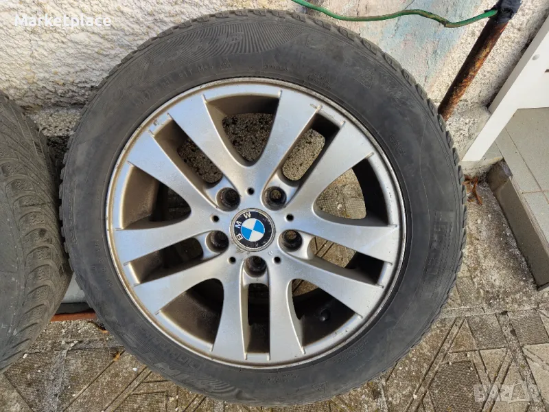 Джанти оригинални  БМВ 16 цола style 156 със зимни гуми Pirelli, снимка 1