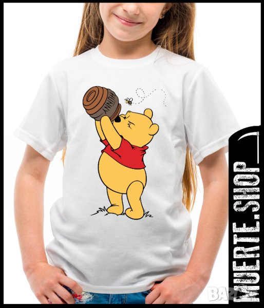 Детска тениска с щампа МЕЧО ПУХ или ПО ВАШ ДИЗАЙН, снимка 1