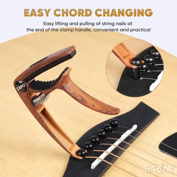 щипка за акустична китара , снимка 1