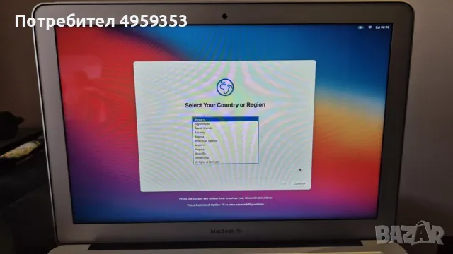 Apple MacBook Air 13" 2017 | i5 | 8 GB RAM | 128 GB SSD + кутия, снимка 5 - Лаптопи за дома - 56221689