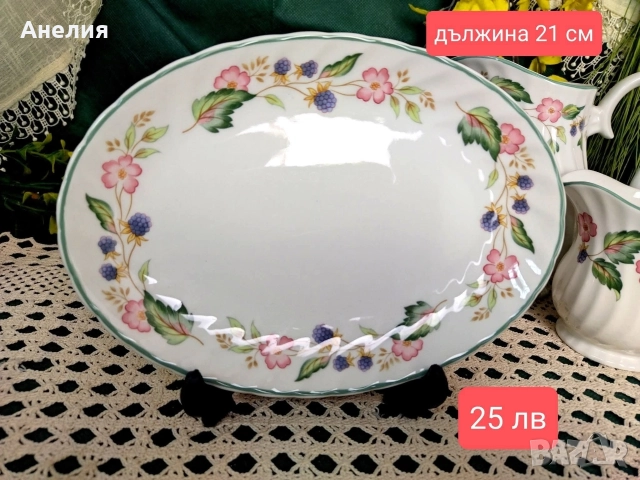 Англия Victorian rose , снимка 6 - Чаши - 52942745