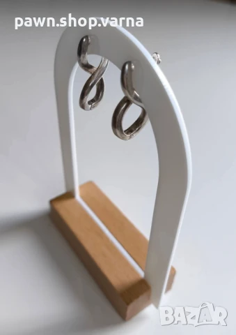 Сребърни обеци – проба 925, снимка 2 - Обеци - 50949578