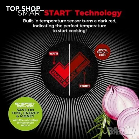 Нов Индукционен 28cm Тиган Tower с Капак за готвене фурна кухня дом, снимка 4 - Прибори за хранене, готвене и сервиране - 49693733