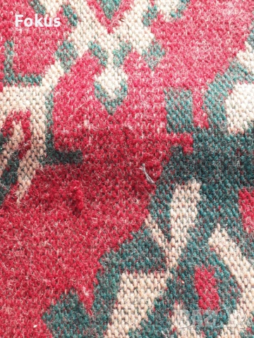 Огромен стар вълнен килим от две части много красив, снимка 7 - Антикварни и старинни предмети - 53340340