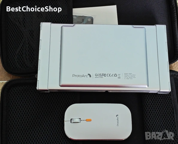 Комплект сгъваема безжична клавиатура и мишка ProtoArc XKM01, снимка 2 - Клавиатури и мишки - 53627290