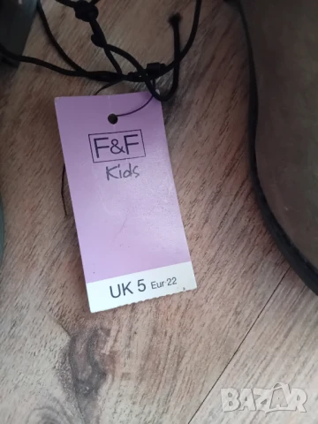 Нови F & F Ботуши за момиче 22 номер, снимка 3 - Детски боти и ботуши - 50730986