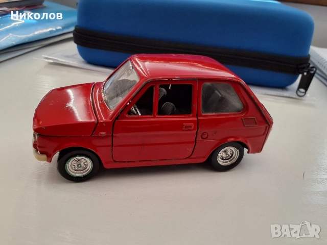 FIAT 126 1/25 POLISTIL рядък  1:25, снимка 3 - Коли, камиони, мотори, писти - 52421848