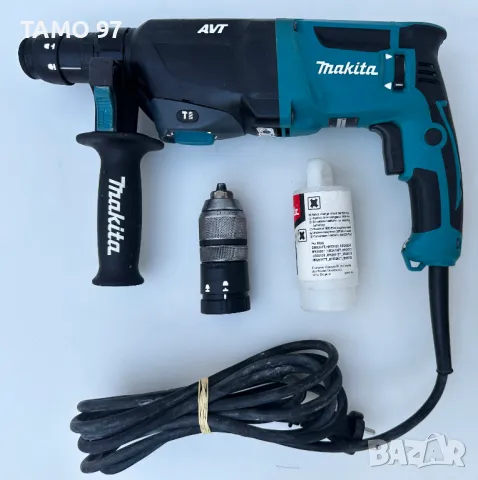 Makita HR2611FT - Перфоратор 800W 2.4J със сменяем патронник!