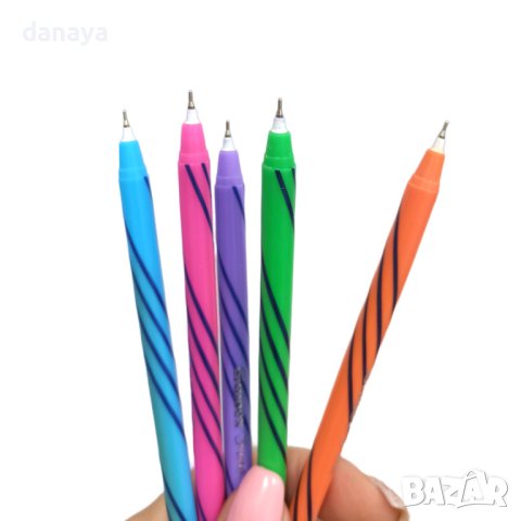 3945 Син химикал с капачка Fine, 0.6мм, снимка 3 - Ученически пособия, канцеларски материали - 41913257