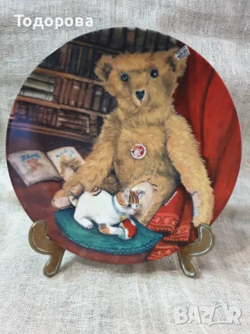 Порцеланова колекционерска чиния за стена Steff Club