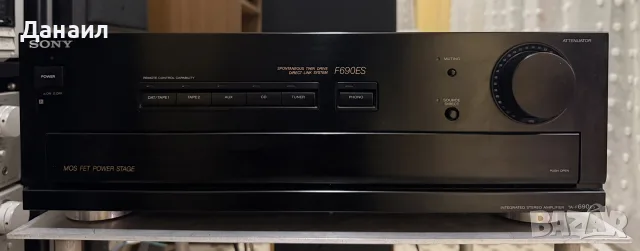  Усилвател SONY TA-F690ES, снимка 2 - Ресийвъри, усилватели, смесителни пултове - 56303565
