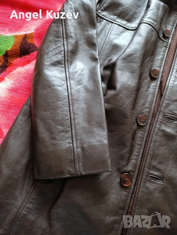 Мъжко кожено яке TCM (Естествена кожа) – Размер M/L – КАТО НОВО!, снимка 4 - Якета - 53574242
