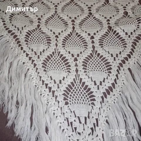 Дамски плетен шал тоалет