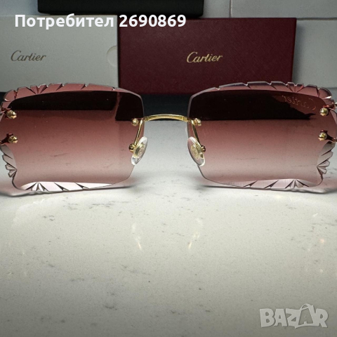 Cartier Diamond Cut слънчеви очила, снимка 4 - Слънчеви и диоптрични очила - 44659471