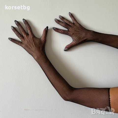 Дълги мрежести ръкавици 8564, снимка 4 - Ръкавици - 42432776