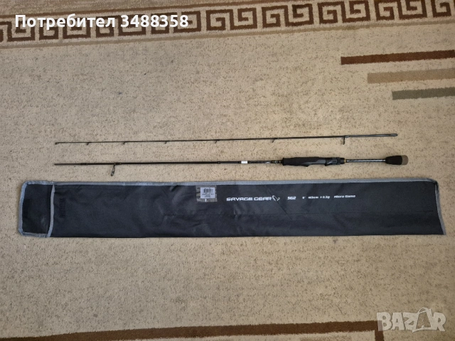 Ултралайт спинингова въдица SAVAGE GEAR SG2 Micro Game 6ft 183cm 1-3.5g 