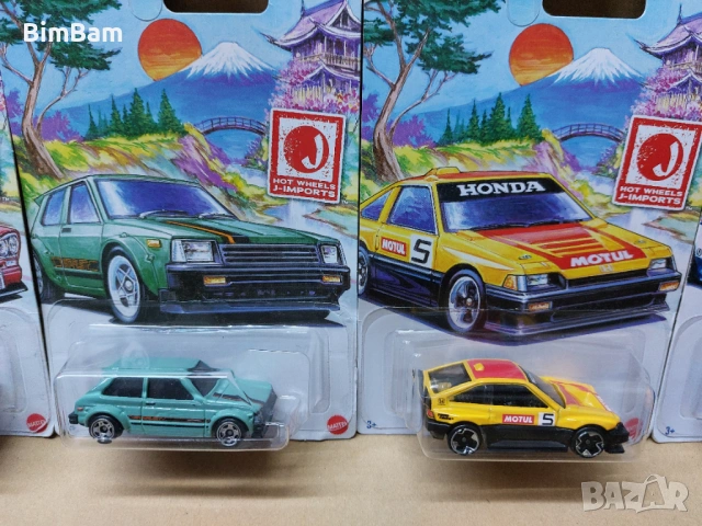 Колички Hot Wheels J-IMPORTS / Хот Уилс - 5 модела / 015, снимка 4 - Коли, камиони, мотори, писти - 53146299
