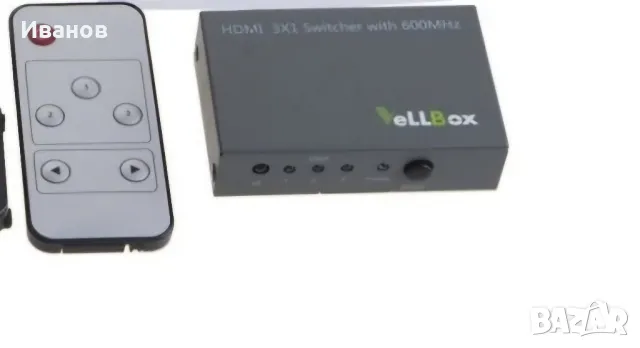 HDMI суич. 3 x 1 превключвател, снимка 4 - Приемници и антени - 47730430
