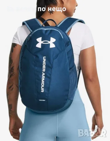 UNDER ARMOUR Hustle Lite Backpack Blue Синя Ученическа Раница Код P2985, снимка 4 - Раници - 56048715