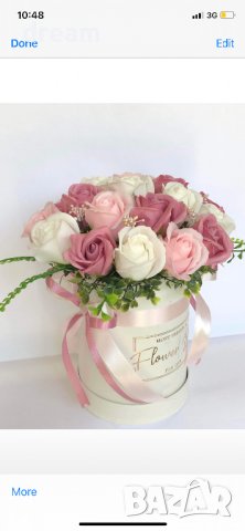 Кутия със сапунени рози, снимка 7 - Романтични подаръци - 35248273