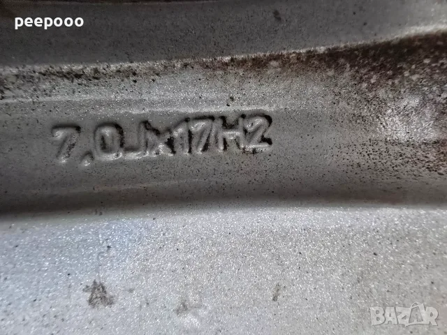 Алуминиеви джанти 5x114,3 с зимни гуми Дънлоп 225/65/17 Honda CR-V, снимка 6 - Гуми и джанти - 55988739
