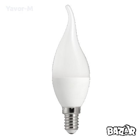 LED Лампа, Пламък 5W, E14, 4000K, 220-240V AC, Неутрална светлина, Ultralux - LFL51440, снимка 1 - Крушки - 40862018