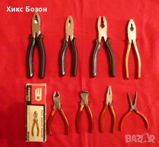 Изключителни NOS New-Old-Stock колекция Facom Клещи от 1979-1980г., снимка 3 - Клещи - 40450318