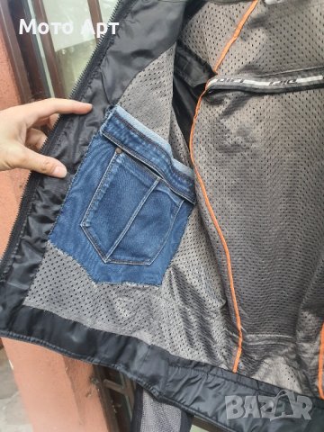 Мъжко Лятно Перфорирано Мото Яке Размер L Difi Free Vent Мотор Екипоровка, снимка 6 - Аксесоари и консумативи - 42155972