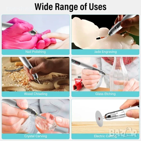 НОВ комплект инструменти за гравиране Akdomart Мини писалка за гравиране, снимка 2 - Гедорета - 50555700