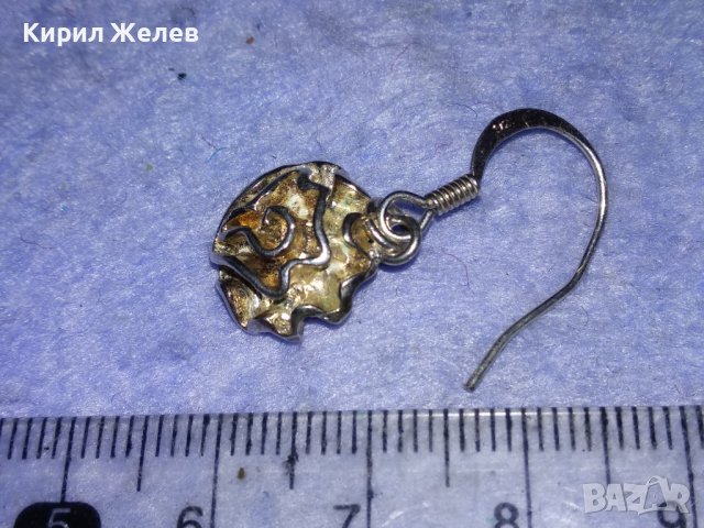 НЕЖНА ФЛОРАЛНА СРЕБЪРНА ОБЕЦА СРЕБРО 925 РОЗИЧКА 38293, снимка 12 - Обеци - 40932416