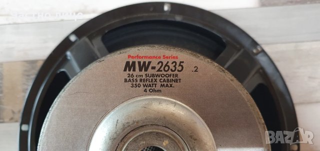10 инча,inch бас говорител Mac Audio MW 2635, снимка 5 - Тонколони - 50686713