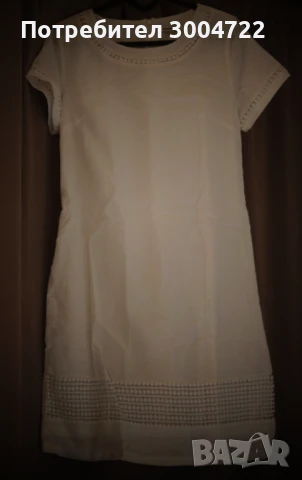 Бяла рокля, снимка 3 - Рокли - 50960722