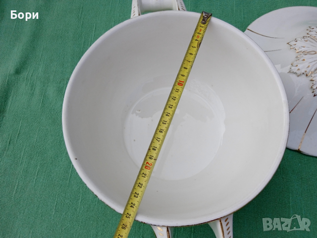 Стар немски порцеланов супник, снимка 13 - Чинии - 36260917