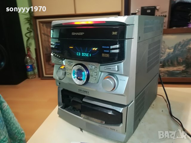 SHARP CD-C661H AUX & DIGITAL OUT-ВНОС SWISS 0606231437, снимка 3 - Ресийвъри, усилватели, смесителни пултове - 40998805