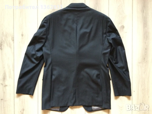 НОВО 100 % оригинално черно сако BOGLIOLI размер 54 / XL от Италия, снимка 8 - Сака - 51416881