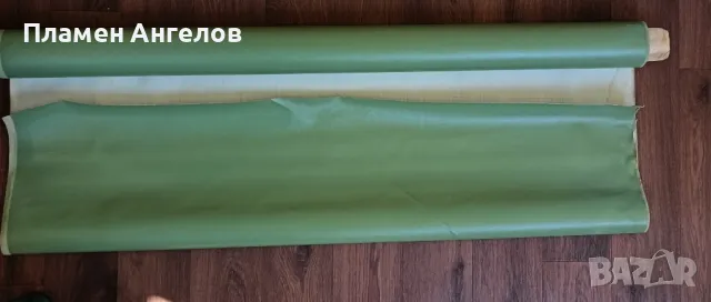 Изкуствена кожа - зелена, снимка 4 - Декорация за дома - 50217047