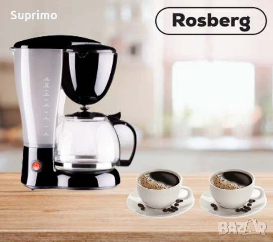 Кафеварка Rosberg R51170C, 800W, снимка 1