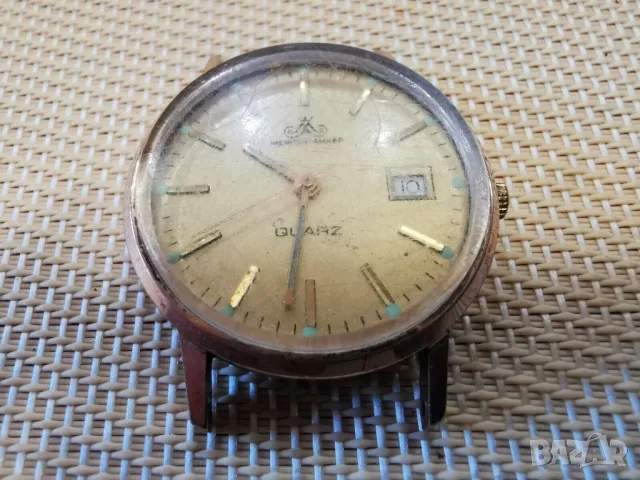 ПОЗЛАТЕН MEISTER ANCER QUARTZ, снимка 2 - Антикварни и старинни предмети - 49575189