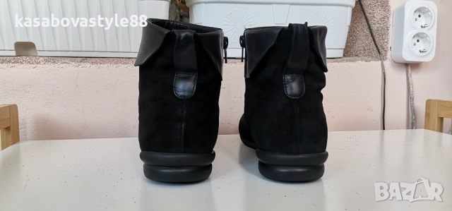 Боти Tamaris 38.5н.Естествена кожа, велур , снимка 10 - Дамски боти - 52552917