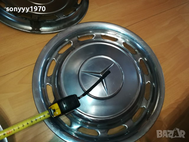 *МЕРЦЕДЕС РЕТРО ТАСОВЕ-4БР ИНОКС 1903240757, снимка 3 - Антикварни и старинни предмети - 44834264