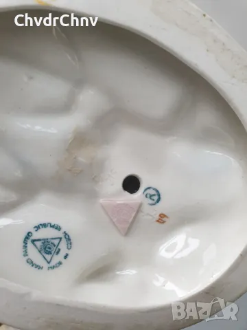 Royal Dux Bohemia статуетки 33-37-40см/Роял Дюкс Бохемия стара порцеланова фигура/папагал-фазан-слон, снимка 11 - Статуетки - 49620810