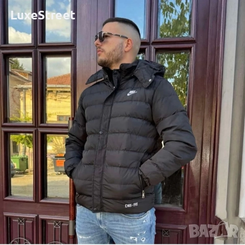 Мъжко Зимно Яке - лого Бродирано 🤍 Nike 