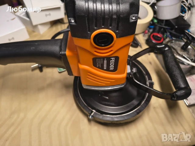 FEIDER Шлайфмашина за бетон 1500 W 7 скорости с променлива скорост, плавен старт, мека дръжка , снимка 3 - Други инструменти - 51363840