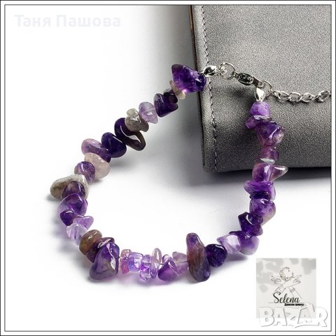 Гривни с естествен камък, снимка 3 - Гривни - 40192601