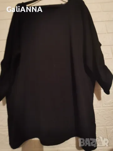 СТРАХОТНА ТУНИКА С ЕФЕКТНИ РЪКАВИ 2XL-3XL, снимка 2 - Туники - 48244731