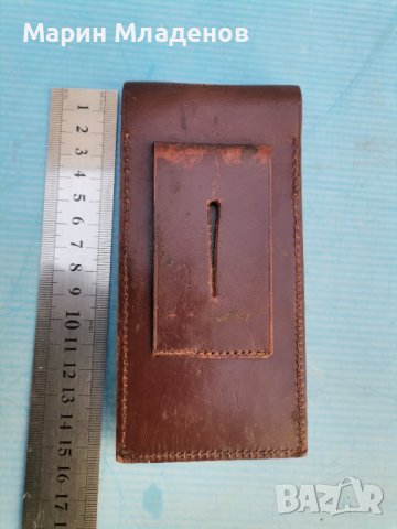 Кожена кутия за моливи, снимка 3 - Антикварни и старинни предмети - 40071768