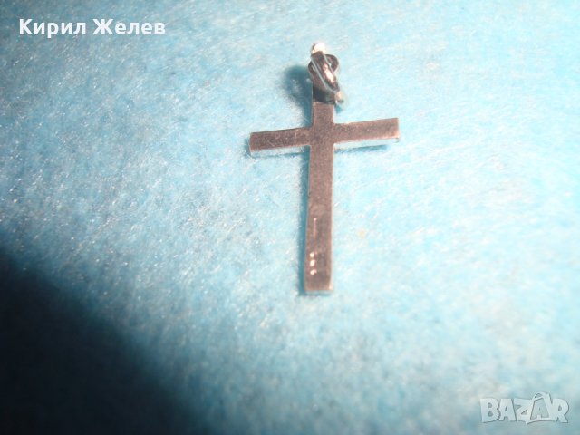 ПОСРЕБРЕНО СТИЛНО ОРНАМЕНТИРАНО СТАРО СТОМАНЕНО КРЪСТЧЕ МНОГО КРАСИВО и НЕЖНО 25110, снимка 3 - Колиета, медальони, синджири - 34635534